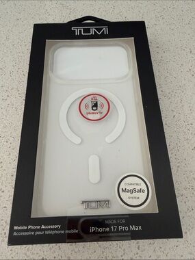 Tumi White MagSafe-Compatible Phone Case for iPhone 17 Pro Max